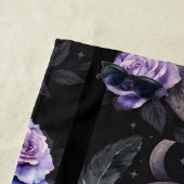 SERVIETTE DE PLAGE JUTEAU POURPULAIRE (En situation)