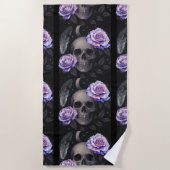 SERVIETTE DE PLAGE JUTEAU POURPULAIRE (Devant)