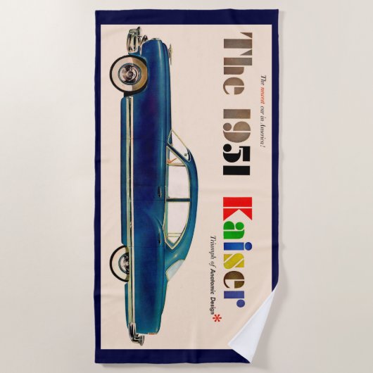 Serviette De Plage Kaiser 1951 (Devant)