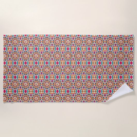 Serviette De Plage Kaléidoscope de Livres (Devant)