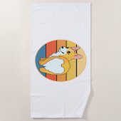 Serviette De Plage Kawaii Corgi (Devant)