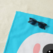 Serviette De Plage Kawaii Panda (En situation)