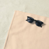 Serviette de plage Kawaii Peach (En situation)