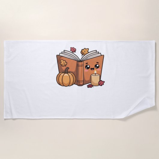 Serviette De Plage kawaii thanksgiving book Classic T-shirt (Devant)
