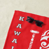 Serviette de plage KCC (En situation)