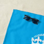 Serviette De Plage Keep Calm and Kiss Me (En situation)