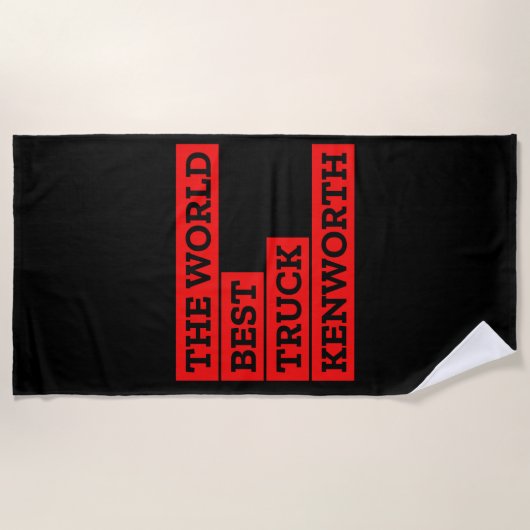 Serviette De Plage Kenworth (Devant)