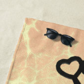 Serviette De Plage Key to the Heart (En situation)
