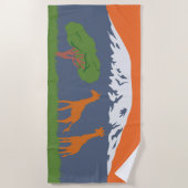 Serviette De Plage Kilimanjaro (Devant)