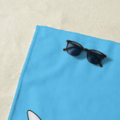 Serviette De Plage Killer whale cartoon illustration (En situation)