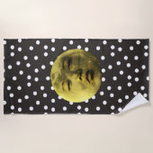 Serviette De Plage Kim Jong Moon Drôle (Devant)