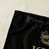 Serviette De Plage King and Crown Royal Emblem (En situation)