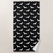 Serviette De Plage King Short Hair Dachshund - motif 2 (Devant)