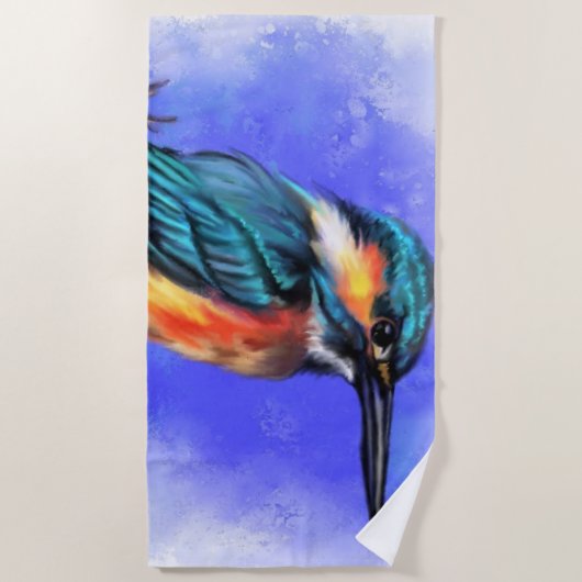 serviette de plage Kingfisher (Devant)