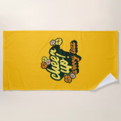 SERVIETTE DE PLAGE KITCHEN CHEER UP WORRY LESS BEACH TOWEL  (Devant)