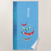 Serviette De Plage Kitesurf (Devant)