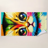 Serviette De Plage Kitten (Devant)