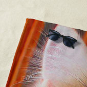 Serviette De Plage Kitten et Paw (En situation)