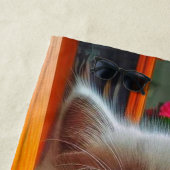 Serviette De Plage Kitten et Paw (En situation)