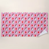 Serviette de plage Kitty (Devant)