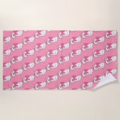 Serviette de plage Kitty (Devant)