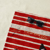 SERVIETTE DE PLAGE KITTY CAT (En situation)