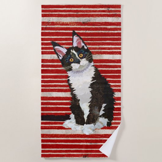 SERVIETTE DE PLAGE KITTY CAT (Devant)