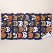 Serviette De Plage Kitty Chats Motif Chat Personne (Devant)