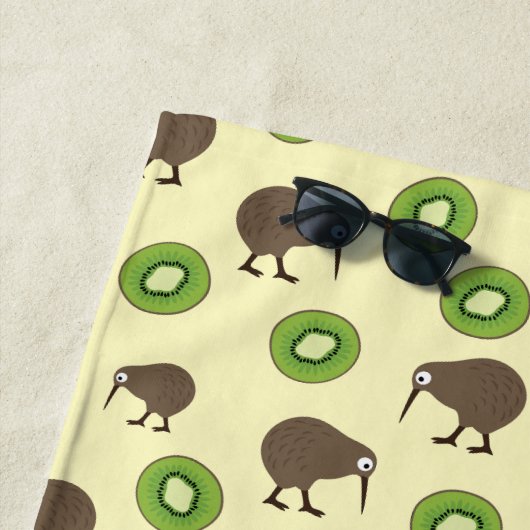 Serviette De Plage Kiwi (En situation)