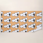 Serviette de plage Koala Jo (Devant)