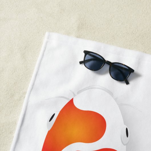 Serviette De Plage Koi (En situation)