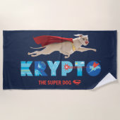 Serviette De Plage Krypto Le Super Chien (Devant)