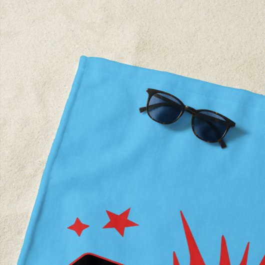 Serviette De Plage Krypto : Super-Animaux Activez ! (En situation)