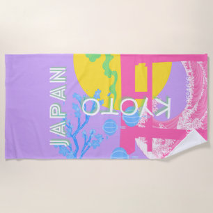 Serviette De Plage Kyoto Japon Travel Art