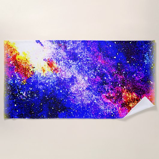 Serviette De Plage La Beauté des Nebulas et des Galaxies. Commandez d (Devant)