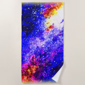 Serviette De Plage La Beauté des Nebulas et des Galaxies. Commandez d (Devant)