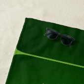 Serviette De Plage La bénédiction irlandaise, que tu viennes aussi lo (En situation)