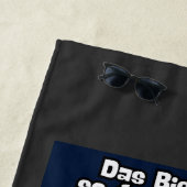 Serviette De Plage La Bière dans la tête (En situation)