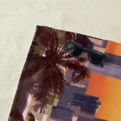 Serviette De Plage LA, Californie (En situation)