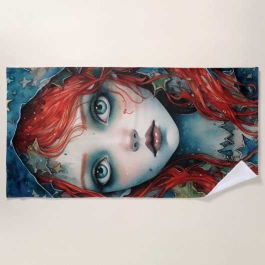 Serviette De Plage La déesse Brigid (Devant)