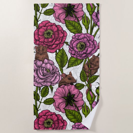 Serviette De Plage La fête des souris (Devant)