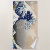 Serviette De Plage La Grande Vague au large de Kanagawa Hokusai (Devant)