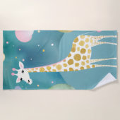 Serviette De Plage La Longue Couche au Clair de Lune (Devant)