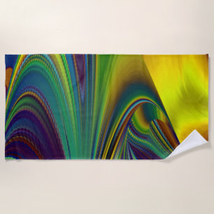 Serviette De Plage La magie de l'été, 3D Art Abstrait