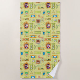 Serviette De Plage La maison de Foster pour amis imaginaires   Mur de