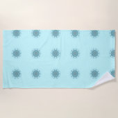 Serviette De Plage La mer abstraite (Devant)