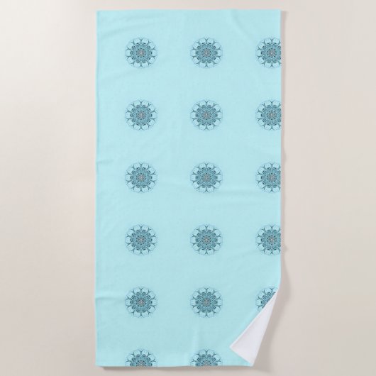 Serviette De Plage La mer abstraite (Devant)
