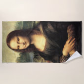 Serviette De Plage La Mona Lisa Leonardo da Vinci (Devant)