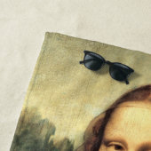 Serviette De Plage La Mona Lisa Leonardo da Vinci (En situation)