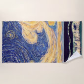 Serviette De Plage La nuit étoilée (Devant)